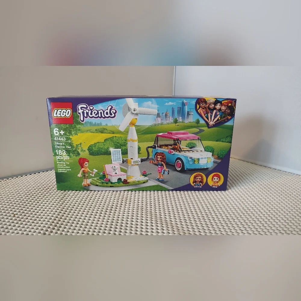 Lego Friends 41443 Olivia's Electric Car Building Toy NWT